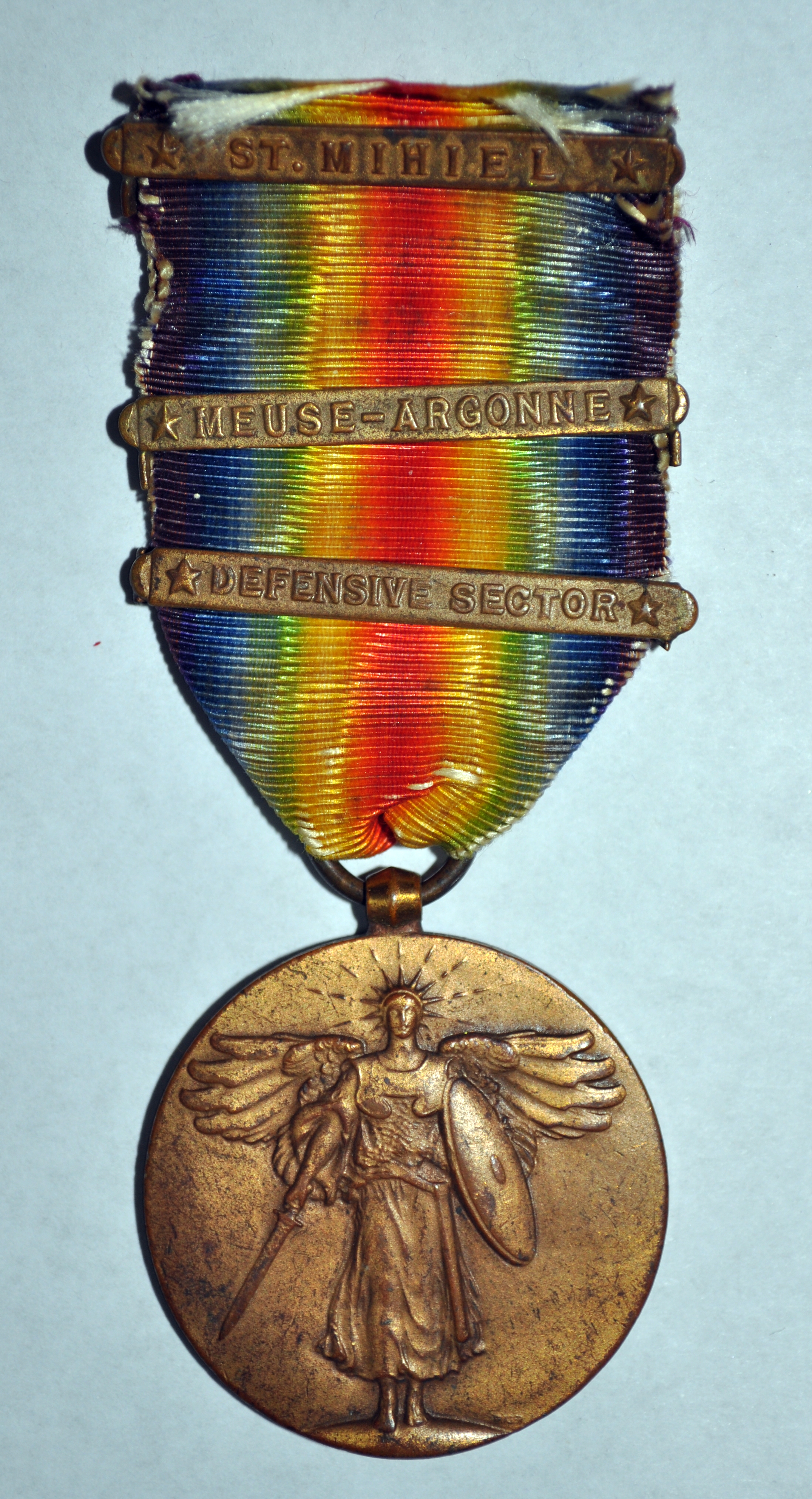 Great War Medal, Front, Earl L. Stahl Collection, Courtesy of Craig Bowers.